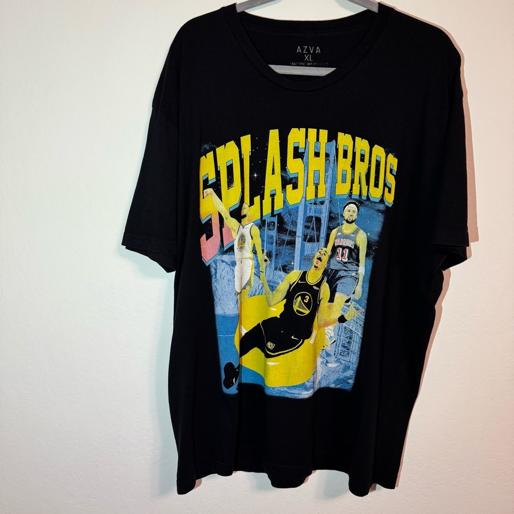 Vintage Golden State Warriors Shirt AZVA Splash Bros L Curry Thompson Poole